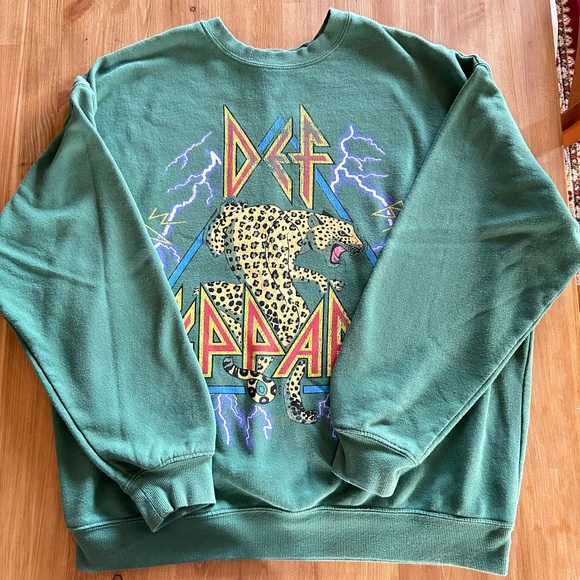 Urban Outfitters Sweaters - Urban Outfitters Def Leppard crew neck